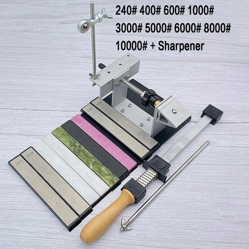 Fixed Knife Sharpener Angle Sharpening System Sharpening stone Kitchen Whetstone Updated Multifunction Honing Tools: M