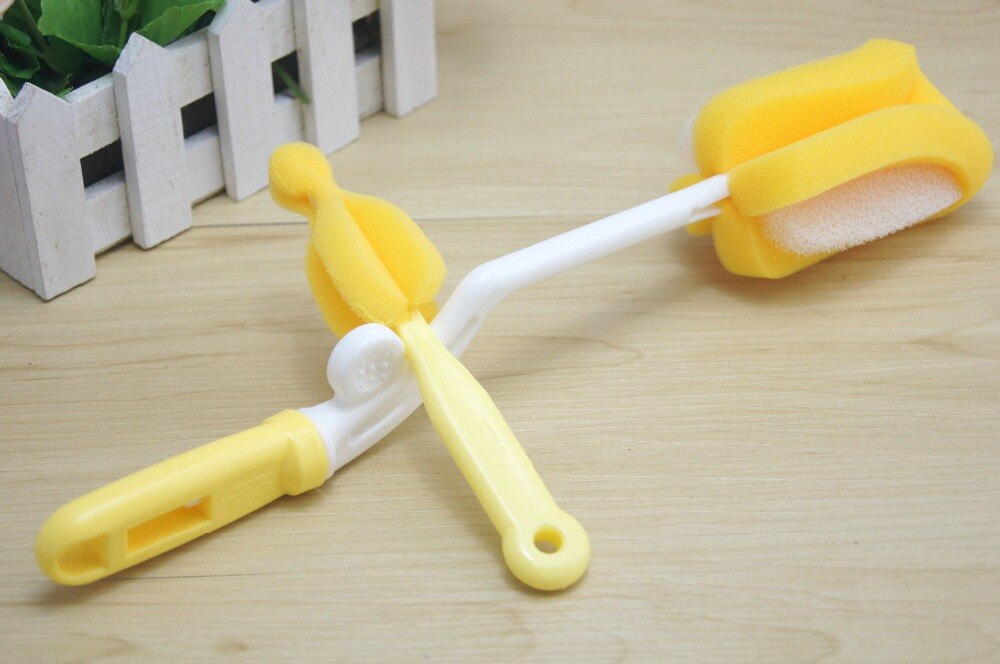 2 set fles Borstel Fles Tepel Theepot Nozzle Uitloop Borstel Babyfles Borstel babyvoeding levert Fles Brus