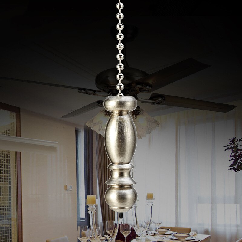 4 Pcs Ceiling Fan Pull Chain Lighting Pendant Pull Chain Decorative Fan Pull Chain Extension Ceiling Fan Pulls