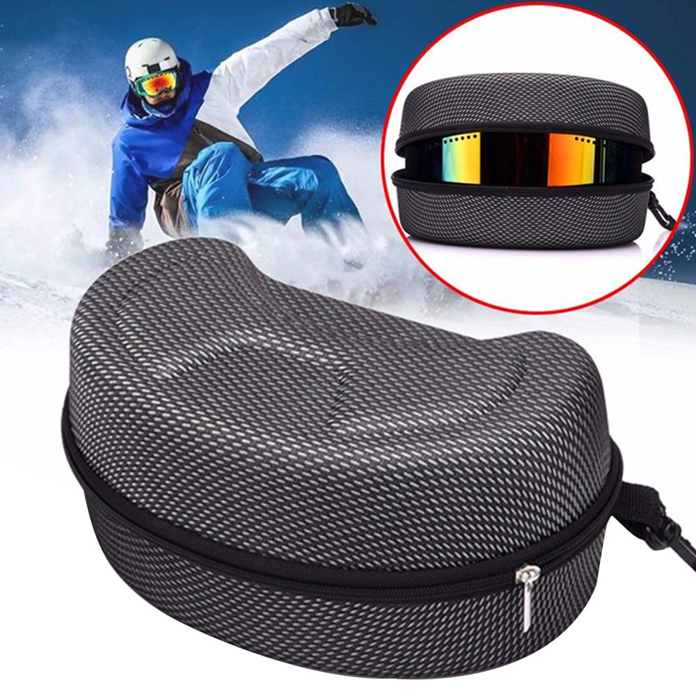 Bescherming Sneeuw Ski Brillen Case Snowboard Skiën Goggles Zonnebril Eva Draagtas Rits Harde Doos