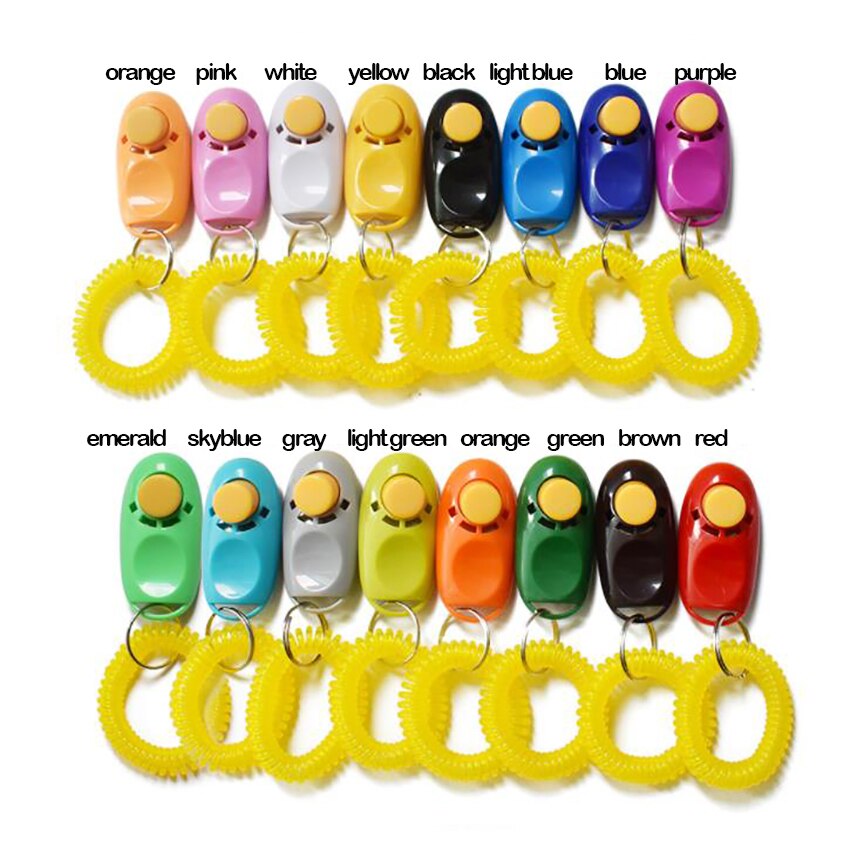 Control remoto Universal portátil para perros y animales, entrenador de sonido, botón de muñequera, silbato, accesorio de herramientas de gestión de entrenamiento de mascotas