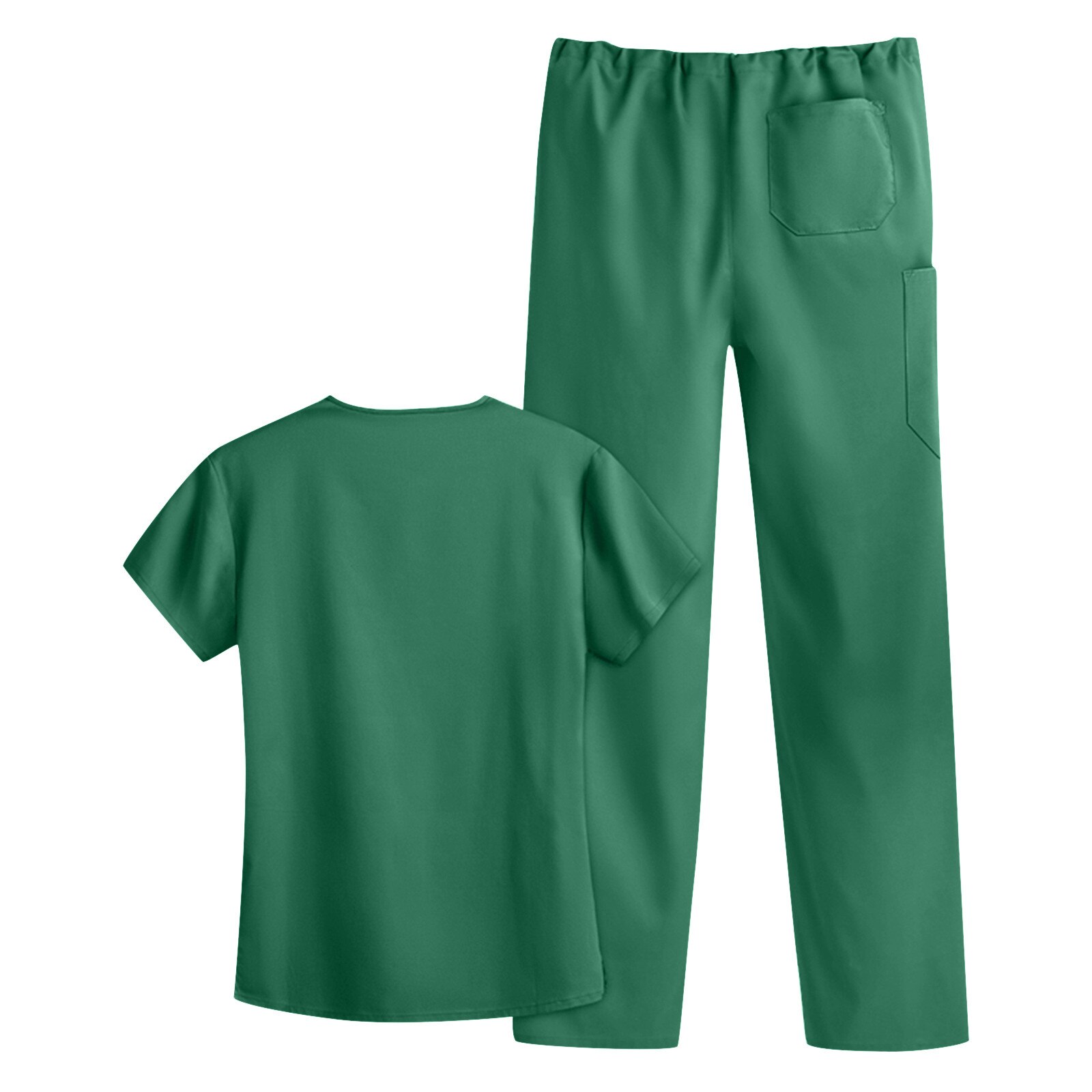 Hospital Health Care Nursing Scrubs Top For Women Short Sleeve V-Neck Work Uniform With Pocket Carer Suit Gorro Enfermera A50