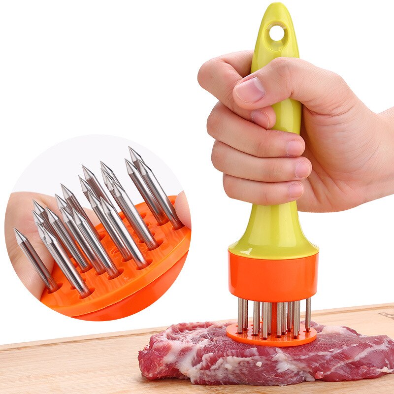 Meat tenderlizer sus 304 rustfritt stål banke kjøtt hammer kjøkkenverktøy løs kjøtt rask indrefilet biff gris stor rad pinne