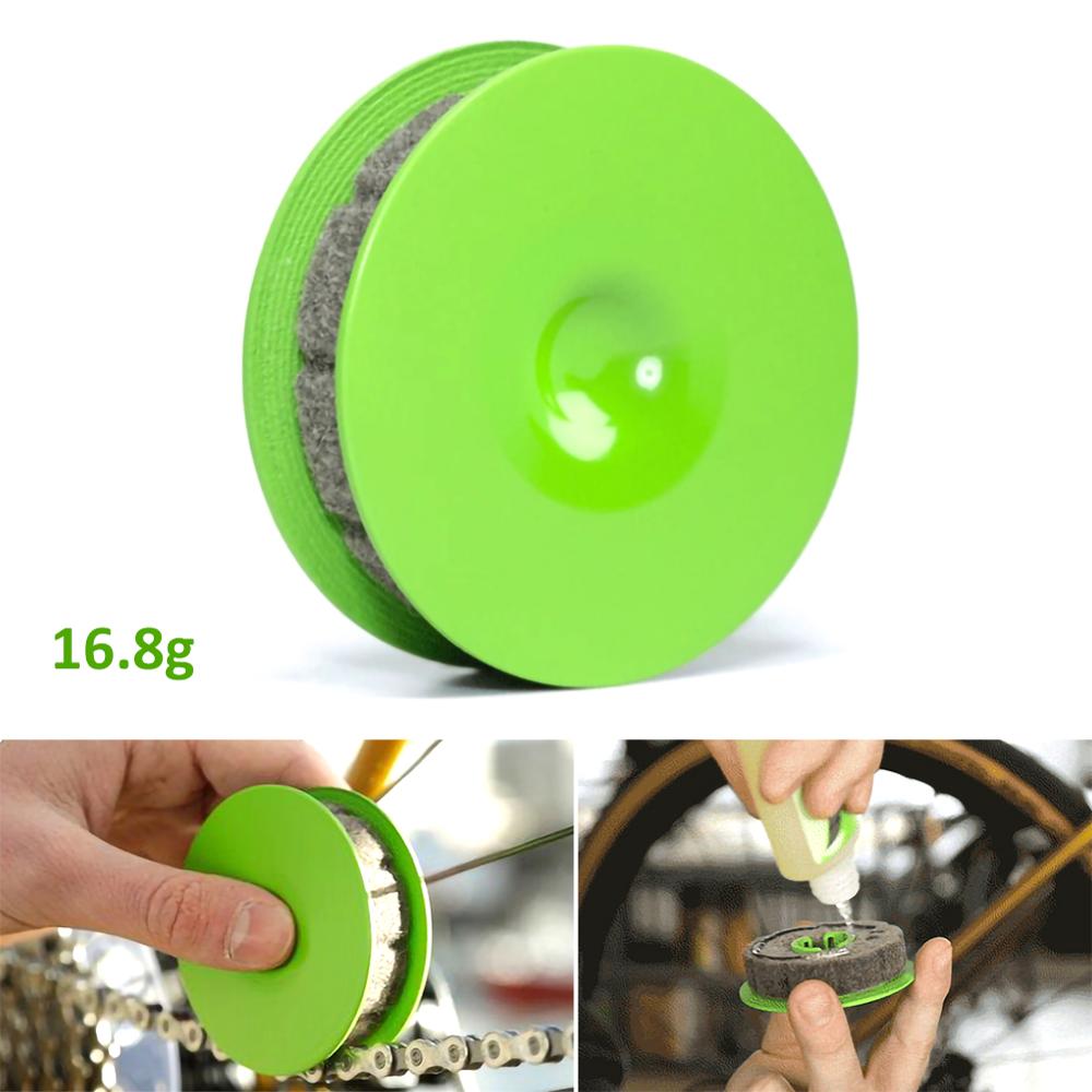 Bicycle Chain Roller Oiler Bike Repair Maintenance Wool Lube Oil Lubricator Tool Outdoor Anti-resistance Repairing Elements