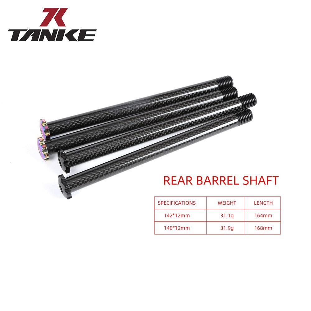 HUB Thru Axle TANKE MTB road bicycle 100 110 142 148 boost 12 15mm 1.5 Thread distance bike fork frame open gear barrel shaft