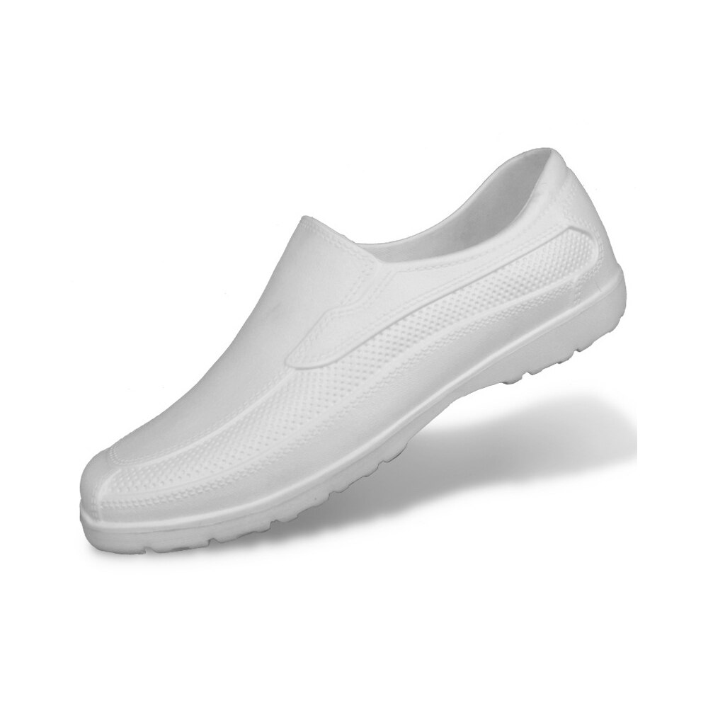 Chef Waiter Shoes Food Factory Water Shoes Men Women Sanitary EVA Workshop Kitchen Restaurant Food Service Catering Work Shoes: White / 37