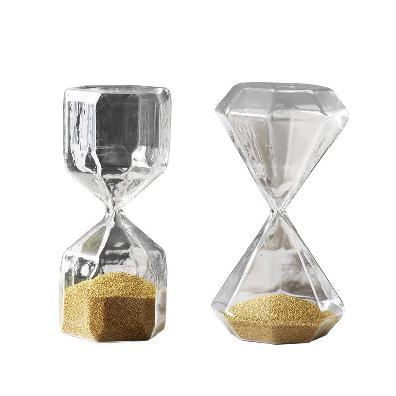 Modern Simple Sand Hourglass Timers Bedroom Study Office Decor Nordic Style Crafts Timing Counter Sand Glass Birthday LA19