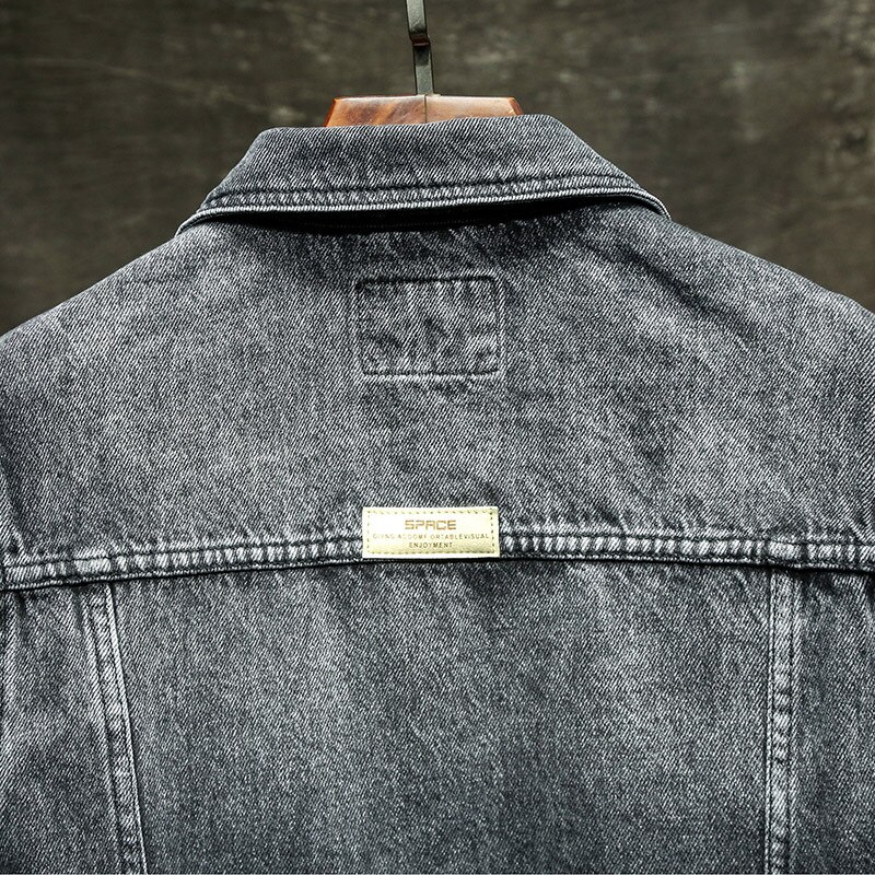 Men's Denim Jacket Vest Streetwear Zipper Jean Tops Waistcoat Harajuku Slim Motorcycle Club Sleeveless Male Jackets