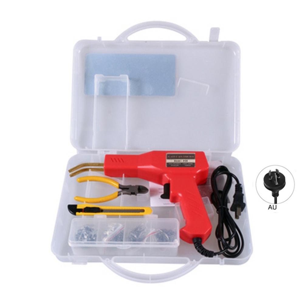 50w Portable Plastic Welding Machine Garage Tool Nail Machine Stapler Pvc Repair Machine Car Bumper Repair Welding Tool: 220V AU Plug