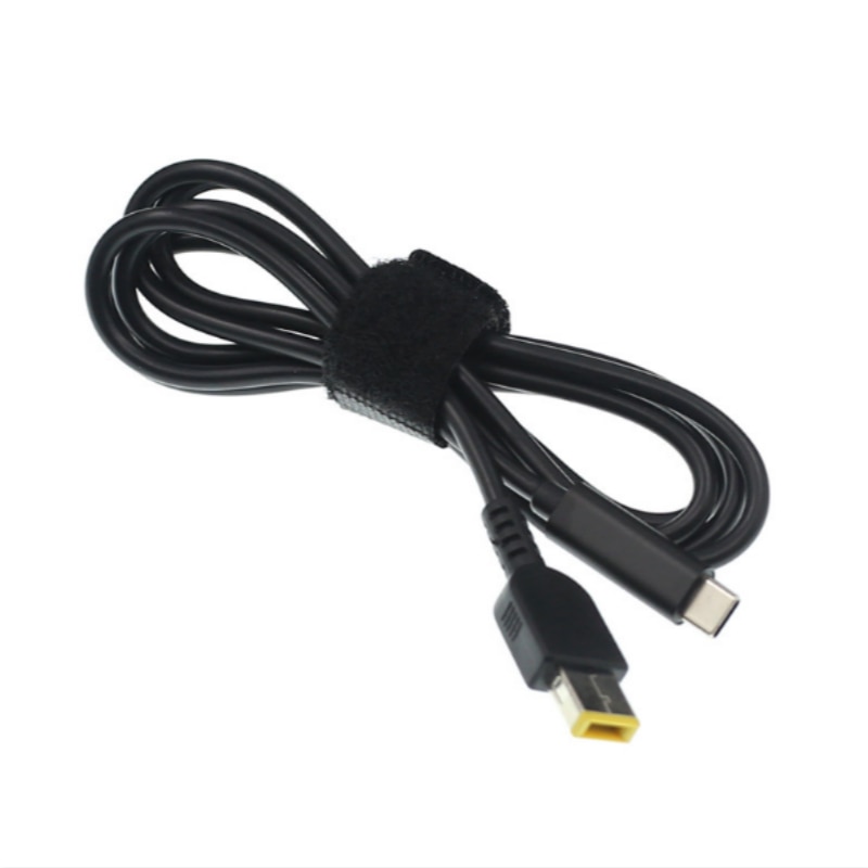 Cable de carga tipo C para ThinkPad X1, entrada de USB-C a potencia rectangular, PD