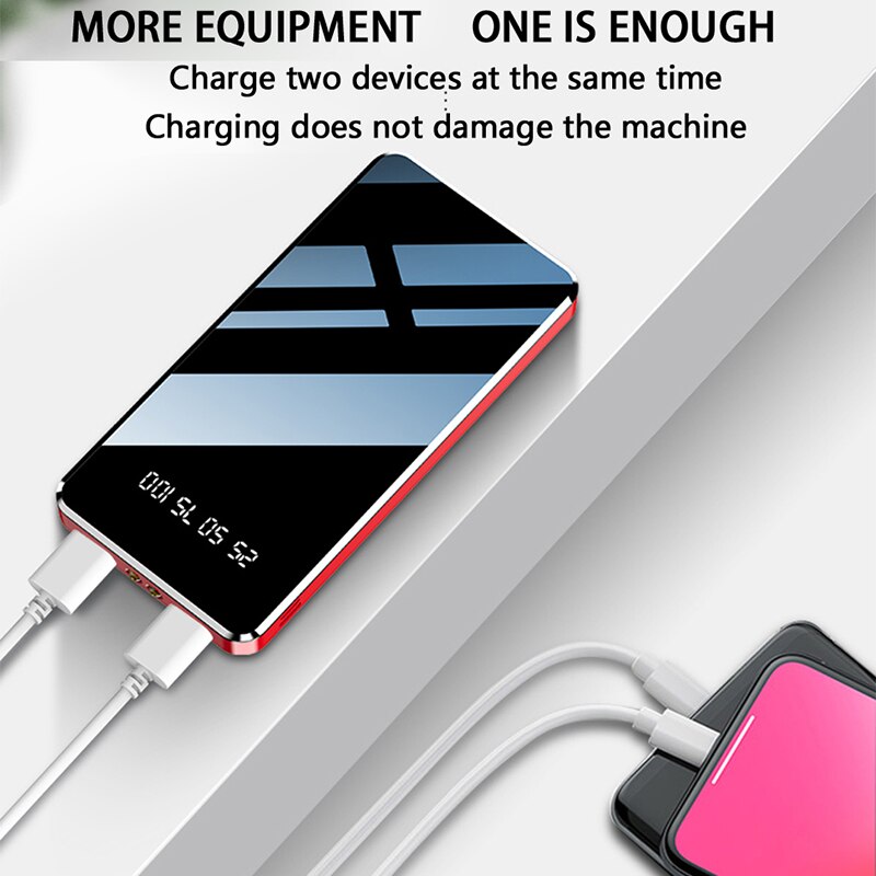 NOHON 10000mAh batterie d'alimentation pour iPhone Xs Max XR iPad Samsung S9 Xiaomi Mi 8 9 Portable batterie externe chargeur de téléphone Powerbank