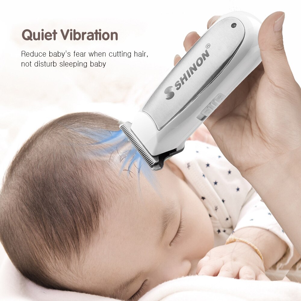 Baby Hair Trimmer Electric Hair Clipper USB Baby Shaver Cutting Baby Care Cutting Remover Rechargeable Quietkids Hair Cutting