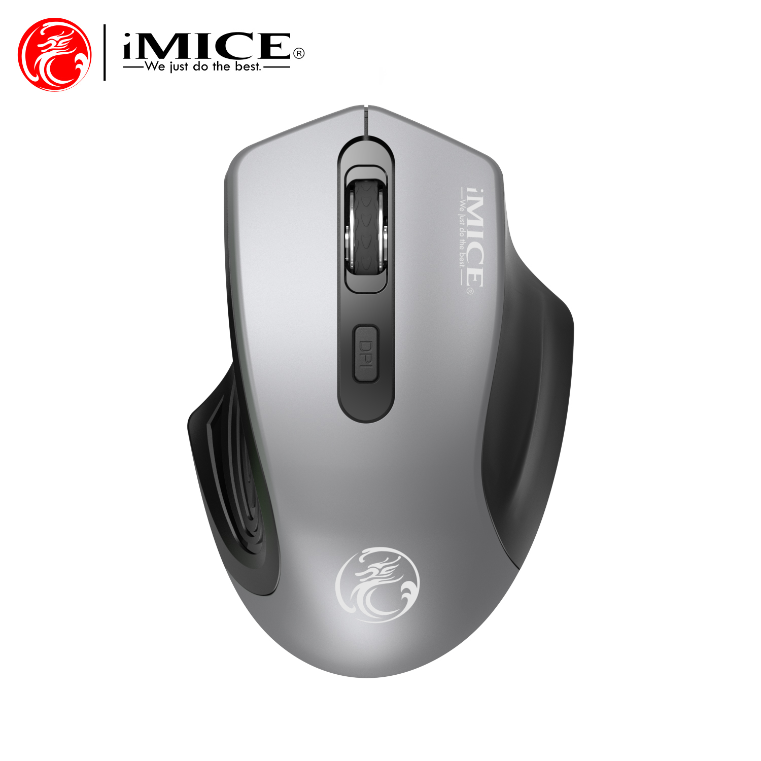 Stille 2,4G Drahtlose Maus Batterie Stil Optische Verfolgung Computer Mäbenutzen USB Empfänger lautlos Mäbenutzen Für Büro Laptop Ipad Mac: Gelb