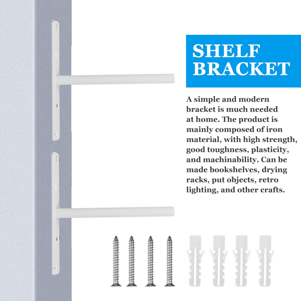 2 Sets T-Vormige Drijvende Plank Beugel Verborgen Fastener Bracket Brace