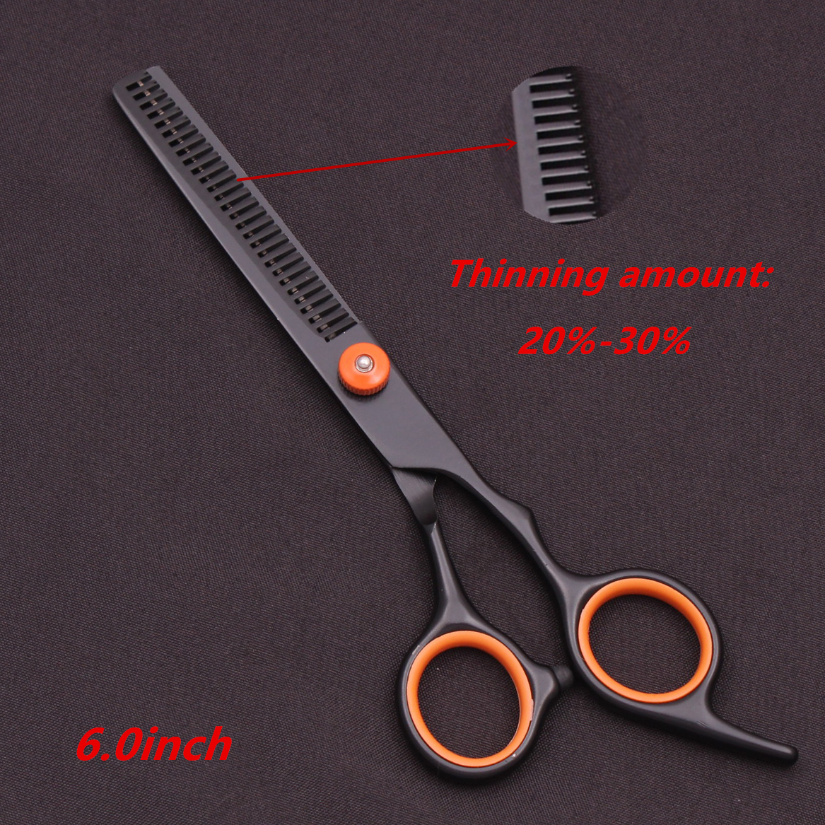 6.0 ''Haar Schaar Roestvrij Knippen Schaar Dunner Kappers Kapsel Kam Scheermessen Set Salon Kapper & Thuis C1001