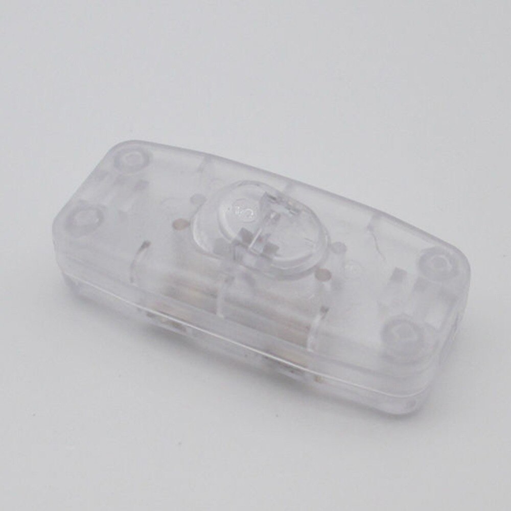 303 Switch Halfway Rocker Momentary Push Button Rocker Switches Table Lamp Online Switch lack White transparent 1pc