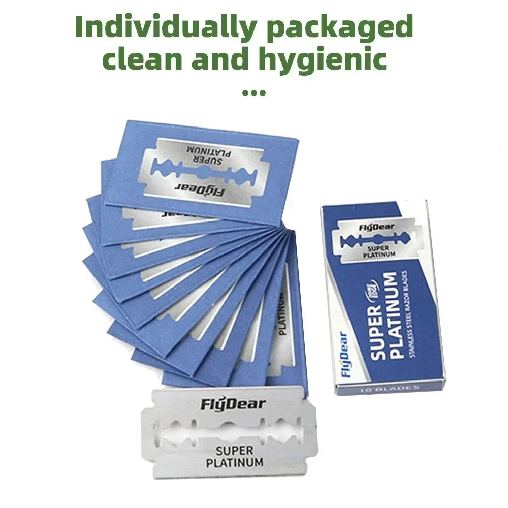 Maquinilla de afeitar clásica Retro de acero inoxidable, cuchillas de afeitar de doble filo, maquinillas de afeitar de seguridad para hombres, herramienta de peluquero , maquinilla de afeitar para depilación
