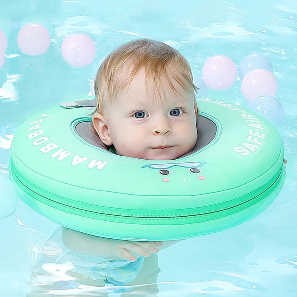 Cerchio gonfiabile cerchio anello da nuoto neonato nuoto accessori da nuoto galleggiante boa di sicurezza giocattolo collo collo bambino cerchio tubo bagno D3Y0