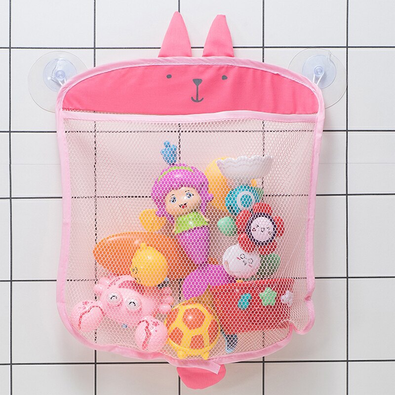 Baby Bathroom Bath Toys Organizer Storage Bag Basket Net Bathing Pool Interactive Toy Water Shower Set For Kids Children