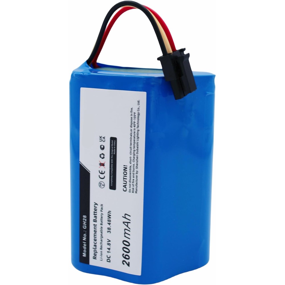 Akumulator 14,8 V do robota Liectroux B6009 Q8000 ZK808 DH860 Haier GH28 BT350G, JD330 T520 TAB-J3000B Plus TAB-T322 Plus TAB-T331