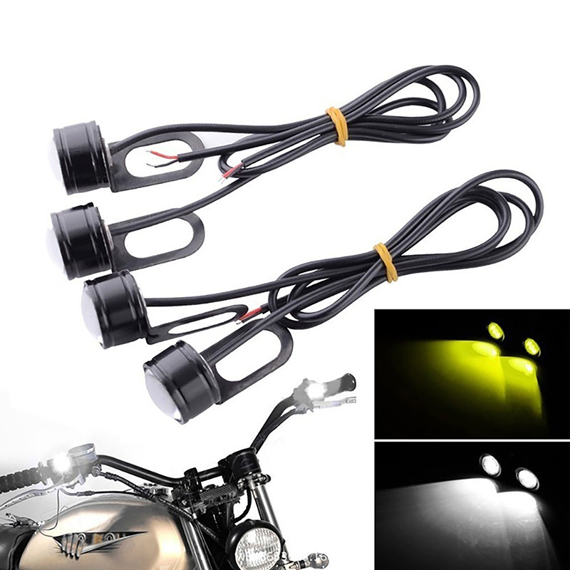Motorcycle Led Light Super Bright Spotlight Driving Safety Lamp Motorcycle Reverse Brake Light Fog Lamp Moto Accessories