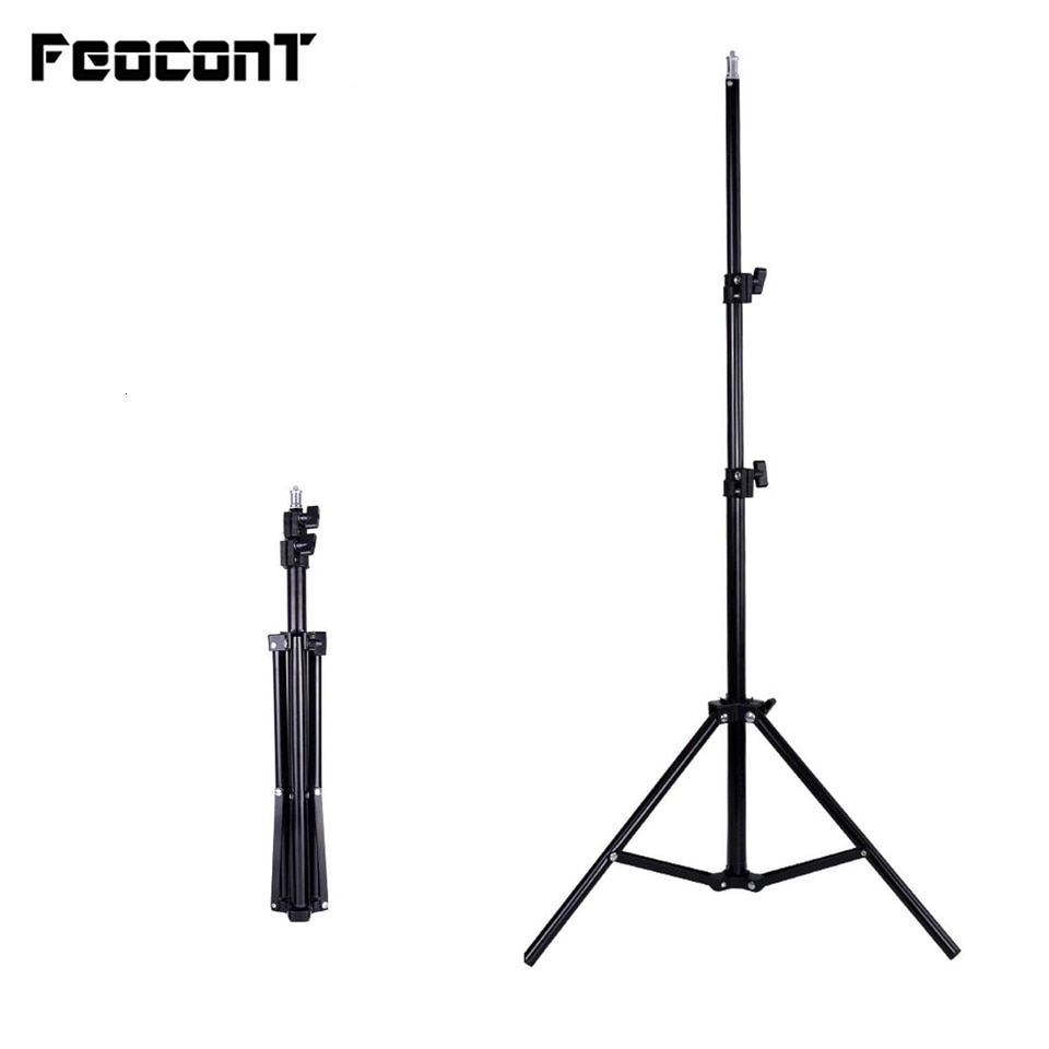 Photography Tripod 2M Photography Light Stand Ball Head For Camera Photo Lamp Bracket Holder Softbox Ring Lamp Video Shooting