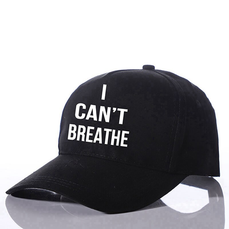 Adjustable I Can't Breathe Print Baseball Cap Summer Men Women Boy Kid Cool Cotton Golf Reflective Glow In Dark Caps Hat: A2