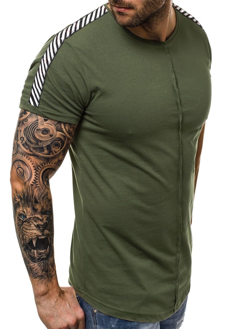 Kompression t-shirt herr gym fitness tight t-shirt sommar kortärmad snabbtorkande t-shirt manliga träningskläder