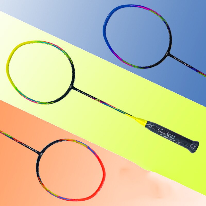 Ultra-light Badminton Racket Full Carbon 69g 7U High Pound Carbon Badminton Racket Carbon Fiber With Bag And -40