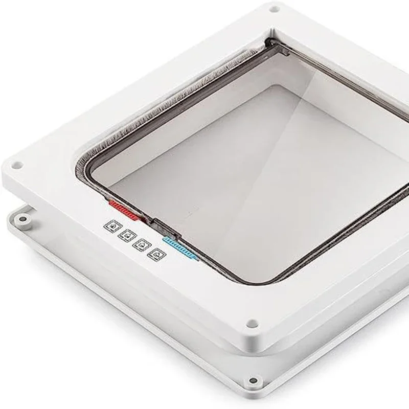 Small door opening, pet cat door, dog door, two-way passage door, glass acrylic board, cat house