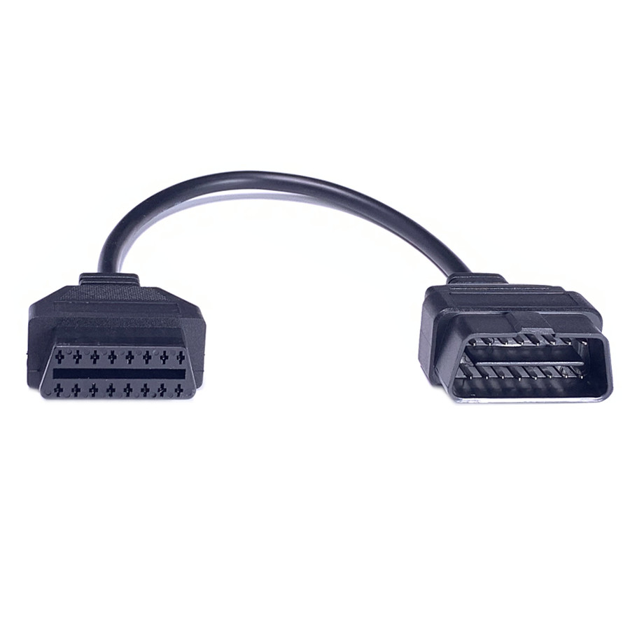 Obdiicat Obd2 Volledige Verlengkabel Adapter 16pin Naar 16pin Obdii Eobd Verlengen 16 Pins Verlengkabel Diagnostische Adapter