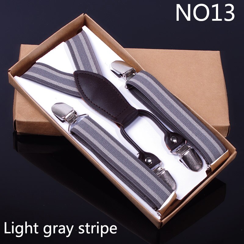 Deepeel 1pc 2*80cm Kids Elastic Suspenders Polyester Adjustable Clip-On Braces Suspender Child Jockstrap Costume Decoration: NO13