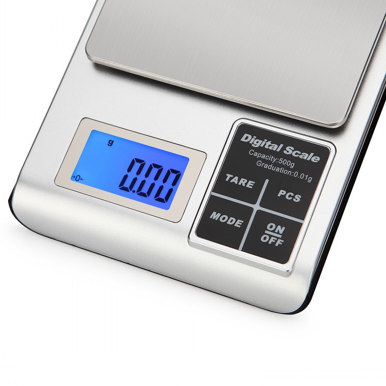 LCD Electronic Kitchen Scales balance Cooking Measure Tools Stainless Steel digital Weighing Food scale with tray