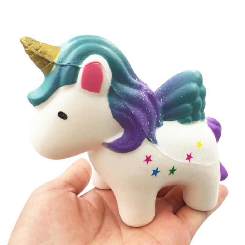Jumbo Kawaii Squishy Einhorn Pferd Weichen Langsam steigend Duft Squishies freundlicher Erwachsene betonen Linderung quetschen Spielzeug Spielzeug 12*11*5CM