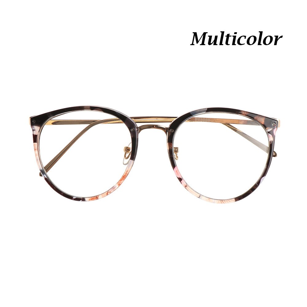 Gootrade Retro miopía gafas ópticas marcos de gafas para hombres mujeres tendencia Gafas de Metal lentes transparentes Marco de gafas: multicolor