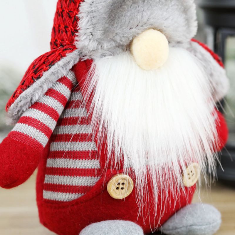 Jul svensk nisse julemand plys legetøj dukke ornamenter hjemme fest dekoration børn xmas