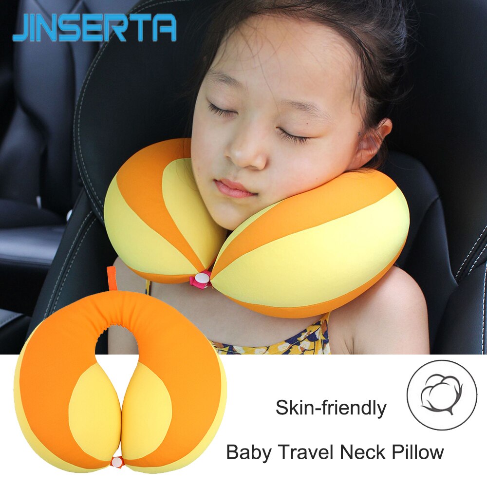 Jinserta pude børn newbron rejsehovedpude u-form til bil nakkestøtte luftpude barnebilsæde hovedstøtte spædbarn baby