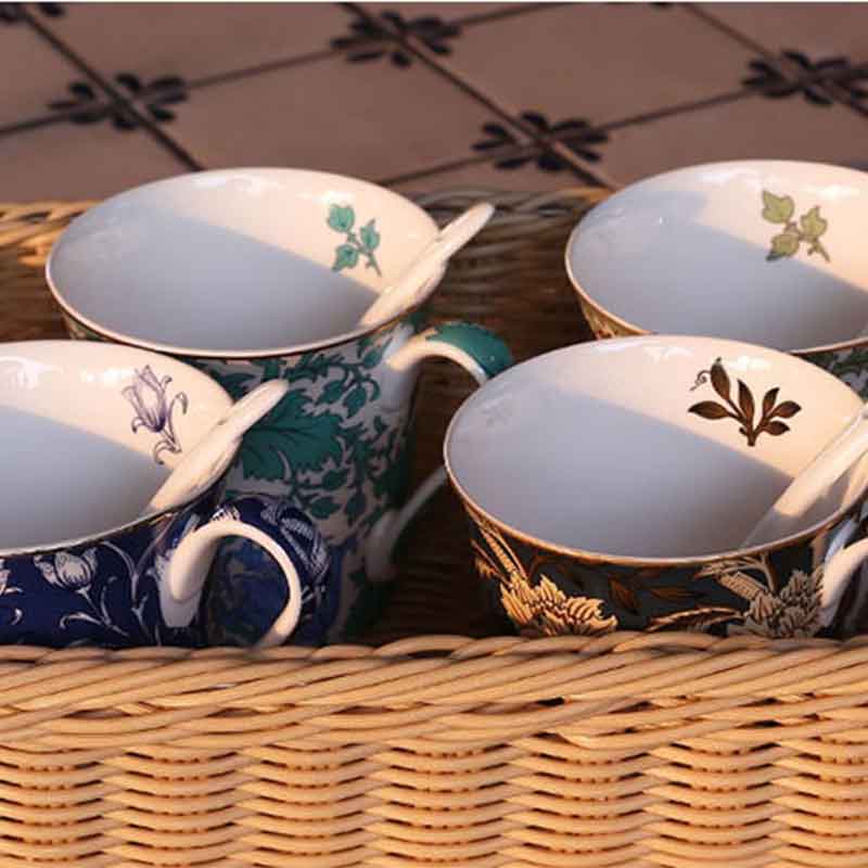 William morris vintage porcelæn te kop europæisk retro vand kop keramisk krus kaffe drinkware køkken tilbehør