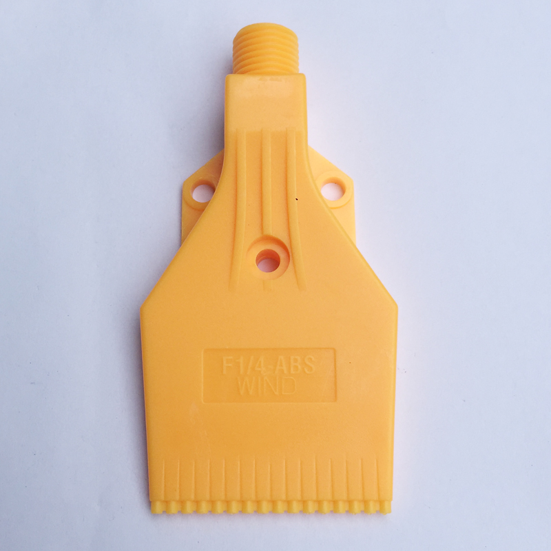 Buse de soufflage d'air en plastique ABS, filetage Béventuelles T, jet de vent, 1/4": Rouge