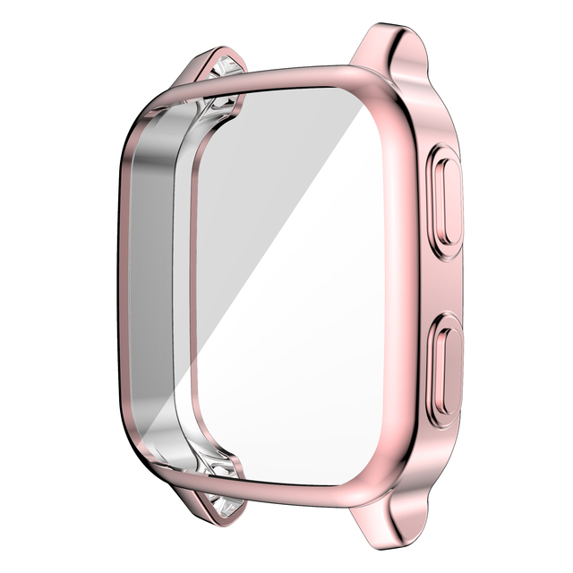 Protection Case For Garmin Venu SQ 2 Smart Watch Plating TPU Soft Cover Full Coverage Screen Protector Shell For Garmin Venu SQ: GOLD / 2 - 3.9 Inches