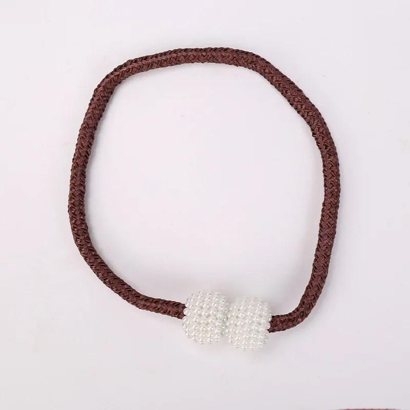 Parel Magnetische Gordijnclip Gordijnhouders Vastbinden Achterkant Gesp Clips Opknoping Ball Gesp Stropdas Achterkant Gordijn Decor Accessoires: Goud