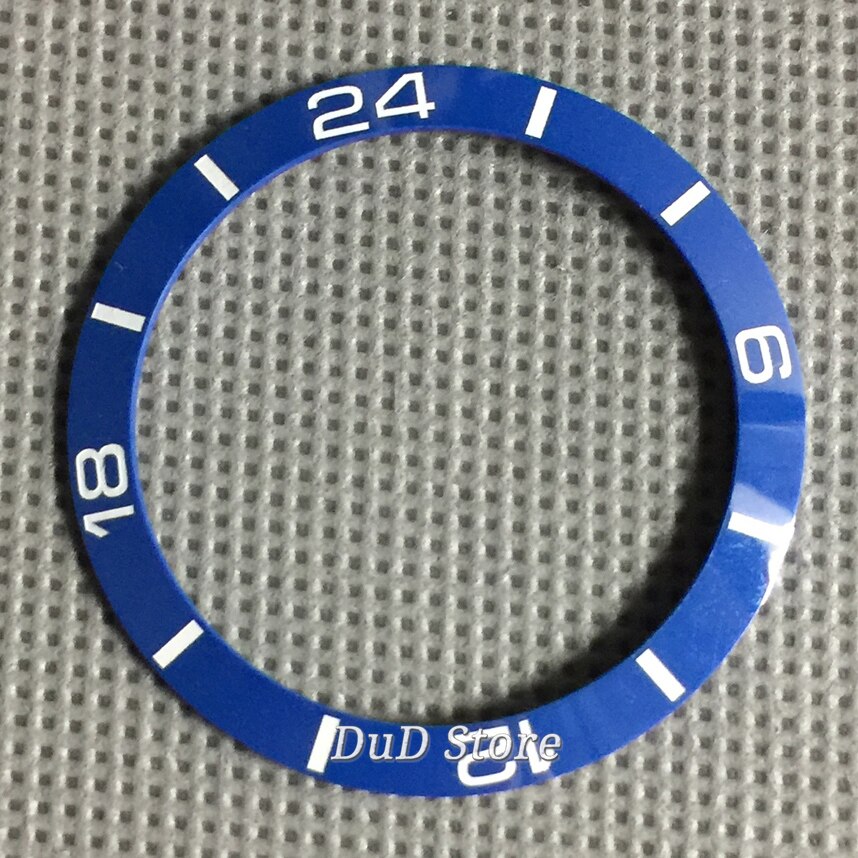 Bliger – lunette de montre automatique en céramique, 38mm, bleu foncé, blanc, 40mm,: 5