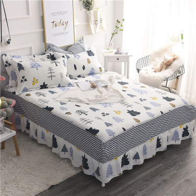 Couvre-lit de pendaison de crémaillère | Jupe couvre-lit, jupon matelas, couverture draps de lit, 1.8/1.5/1.2 mètres ,: Type 2 / 1.8m x 2.0m x 0.45m