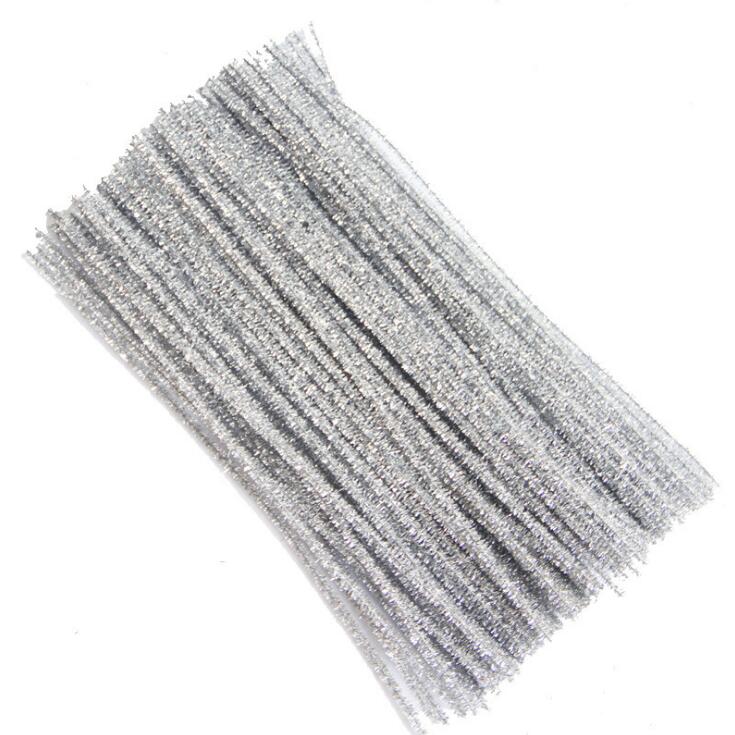 100 st glitter chenille stjälkar piprensare barn leksaker pyssel hantverk pyssel pyssel pyssel barn pedagogiska leksaker gyh