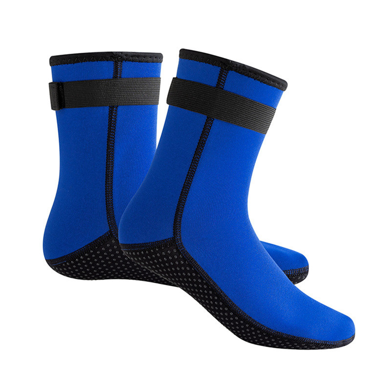 Neoprene Socks - Glued & Stitched Anti-Slip Wetsuit Swim Socks Diving Booties for Beach Water Sports Kids Youth Adult: XS / Beige