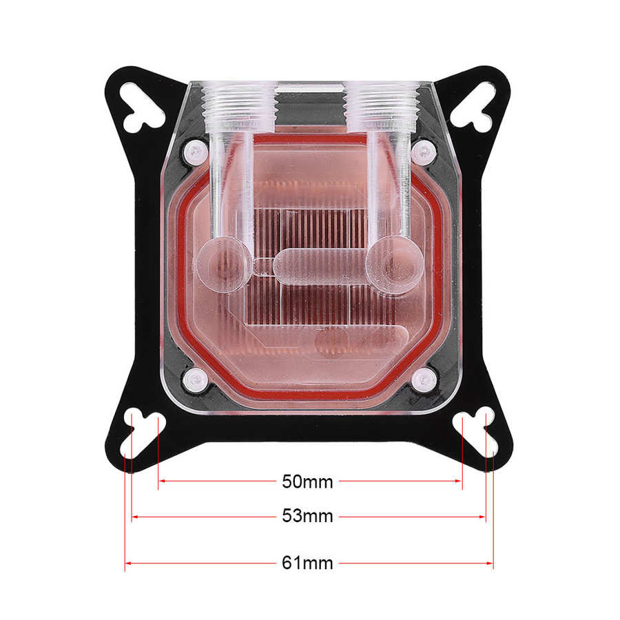 High Performance GPU Water Block Copper Liquid Cooler For Computer Water Cooling