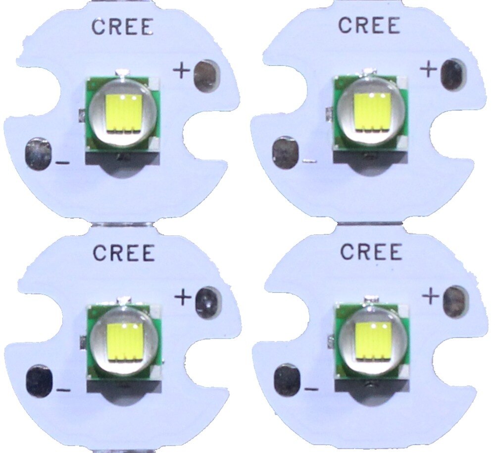 2 PCS CREE XML XM-L T6 LED U2 10 W Koud Wit Warm Wit High Power LED Emitter Diode met 12mm 14mm 16mm 20mm PCB voor DIY