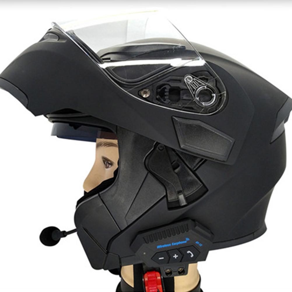 Hjelm hovedtelefon bluetooth motorcykel headset  v4.2 bluetooth intercom motor cykel øretelefon støjreduktion mikrofon