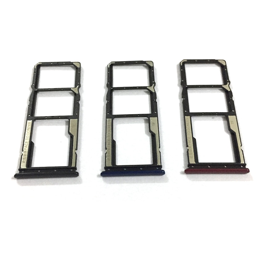 Sim Tray Holder For Xiaomi Redmi 8 Redmi8 SIM Card Tray Slot Holder Adapter Socket Repair Parts