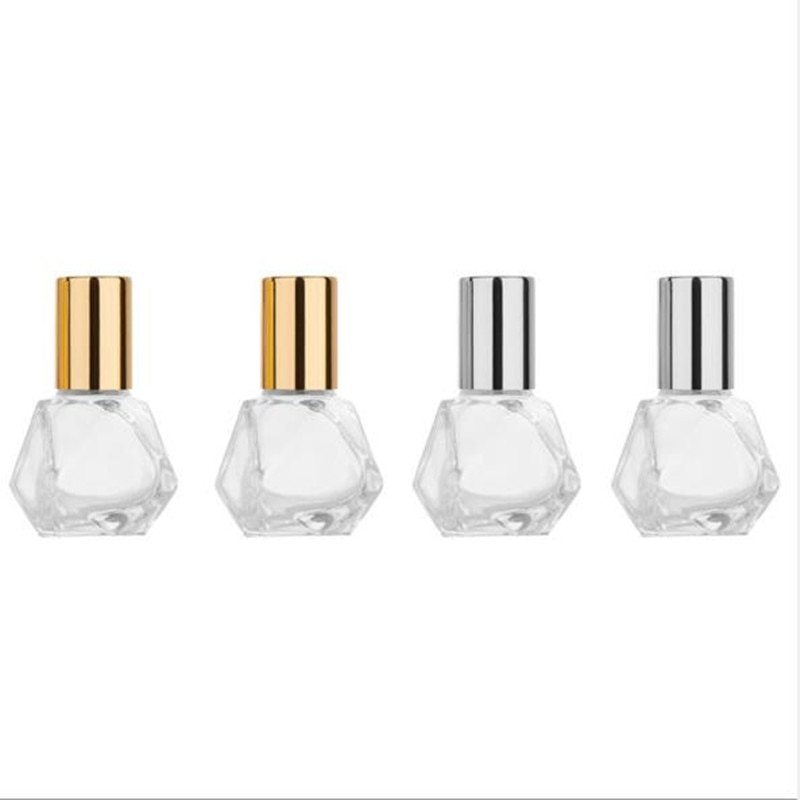8Ml Diamant Glazen Parfumflesjes Met Spray Hervulbare Lege Parfum Verstuiver Voor Vrouwen Sample Roller Fles Container
